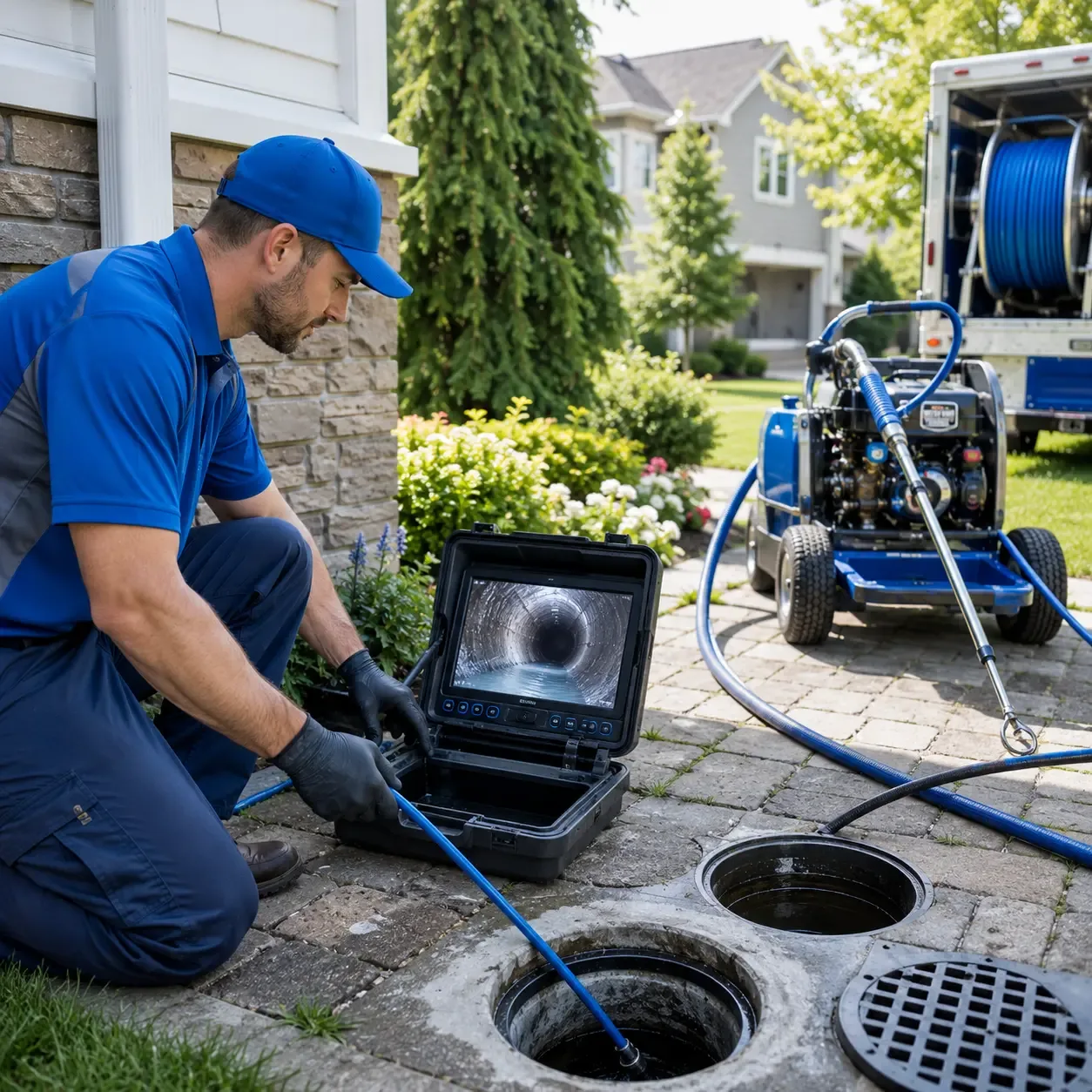 Outdoor drain cleaning professionals serving Rio Frio, TX